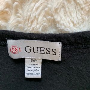 Guess Tops - Guess black rhinestone encrusted t-shirt Guess Tops - Guess black rhinestone encrusted t-shirt